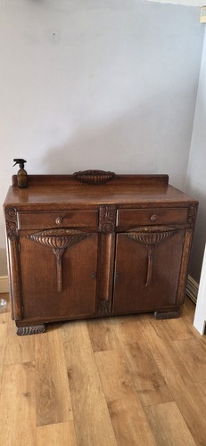 1940s oak sideboard mid - 1940s,